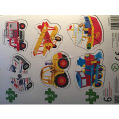 Gyerek első puzzle - járművek