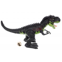   Óriási interaktív T-rex fészekkel, tojásokkal és kisebb dínókkal – 40cm