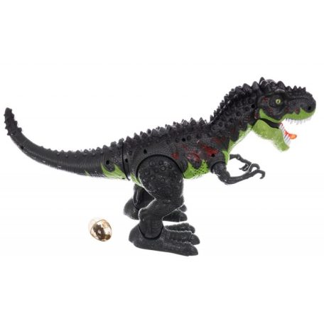 Óriási interaktív T-rex fészekkel, tojásokkal és kisebb dínókkal – 40cm