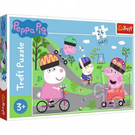 Peppa malac Puzzle 24 darabos - Aktív nap