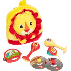 Oroszlános hátizsák 4 hangszerrel Fisher-Price