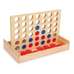Négyet egy sorba fadobozos Professor Puzzle logikai játék