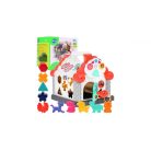 Interaktív házikó zongorával, dallamok-fények-állathangok