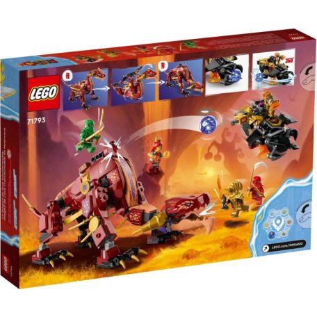 LEGO NINJAGO - Hőhullám átalakítható lávasárkány 