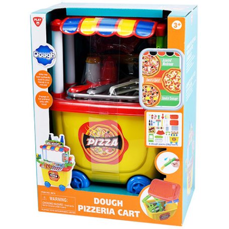 Playgo: Guruló pizzás kocsi gyurmakészlet