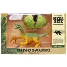 Dinoszaurusz figura tojással és baba dinóval