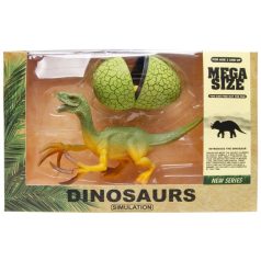 Dinoszaurusz figura tojással és baba dinóval