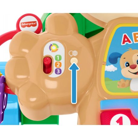 Fisher-Price Járássegítő Kutyus / Francia nyelvű