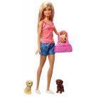 Barbie kutyafürdető játékszett