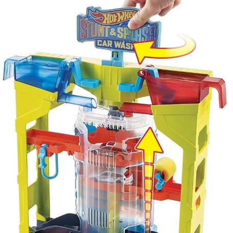 Hot Wheels City: Kaszkadőr pálya és autómosó játék