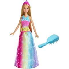 Barbie Dreamtopia hercegnő mágikus fésűvel
