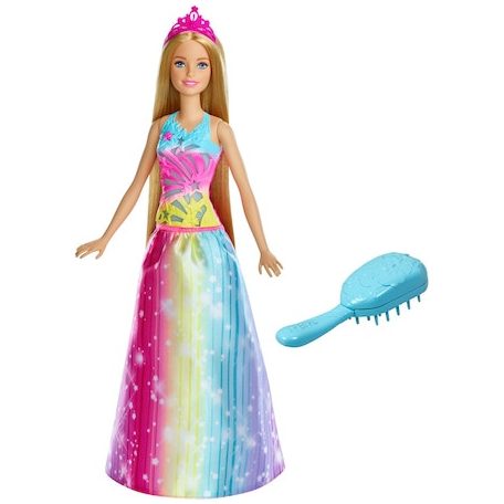 Barbie Dreamtopia hercegnő mágikus fésűvel