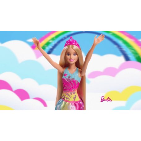 Barbie Dreamtopia hercegnő mágikus fésűvel