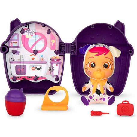 IMC TOYS Cry Babies Varázskönnyek Halloween Világító meglepetés baba cumisüveg házikóban