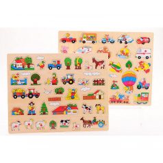 Óriás Fa puzzle gombokkal (45x35 cm) 2 féle