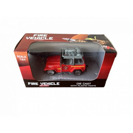 Die Cast Tűzoltó járművek többféle változatban 1/64