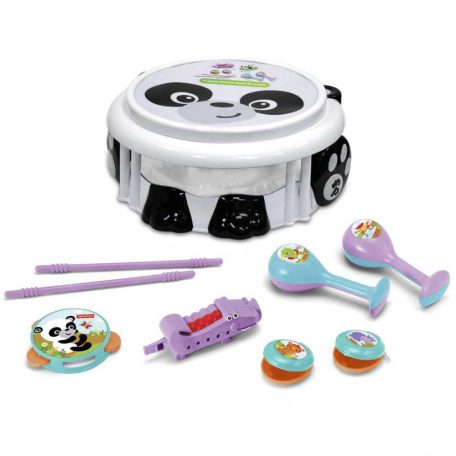 Fisher-Price: Panda dobszett kiegészítőkkel - Reig