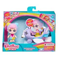 Kindi Kids Rainbow Kate baba repülővel Mini járművek