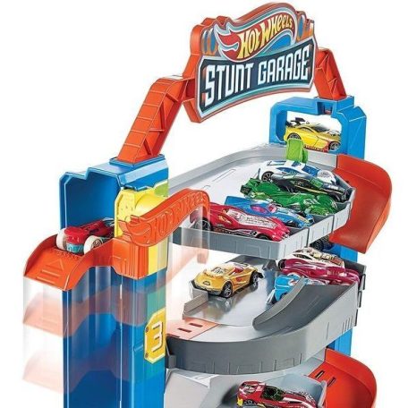 Hot Wheels: Kaszkadőr garázs szett