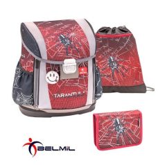   Belmil Merevfalú Iskolatáska Szett Customize-Me Tarantula Spider Tolltartóval Tornazsákkal