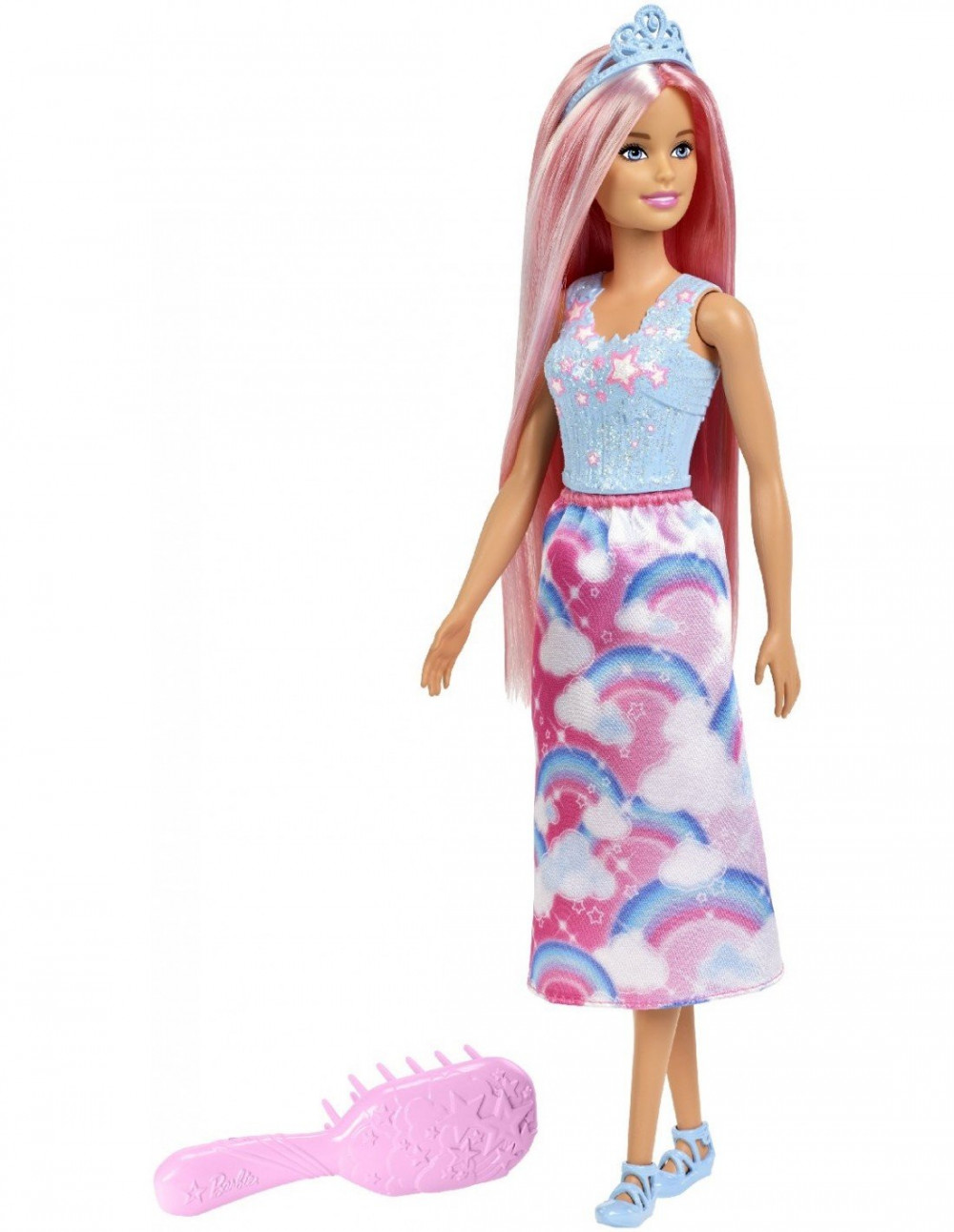 Barbie Dreamtopia Varázslatos hercegnő fésűvel