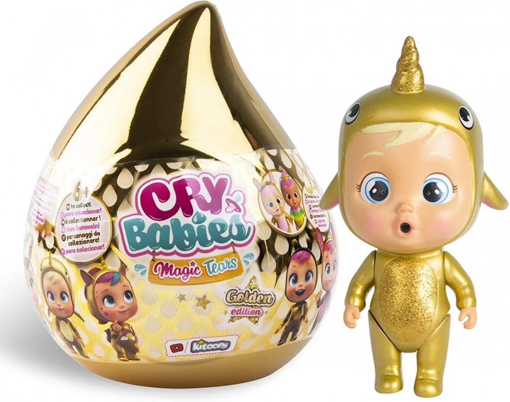 IMC Toys Cry Babies: Magic Tears arany könnycsepp házikóban S1
